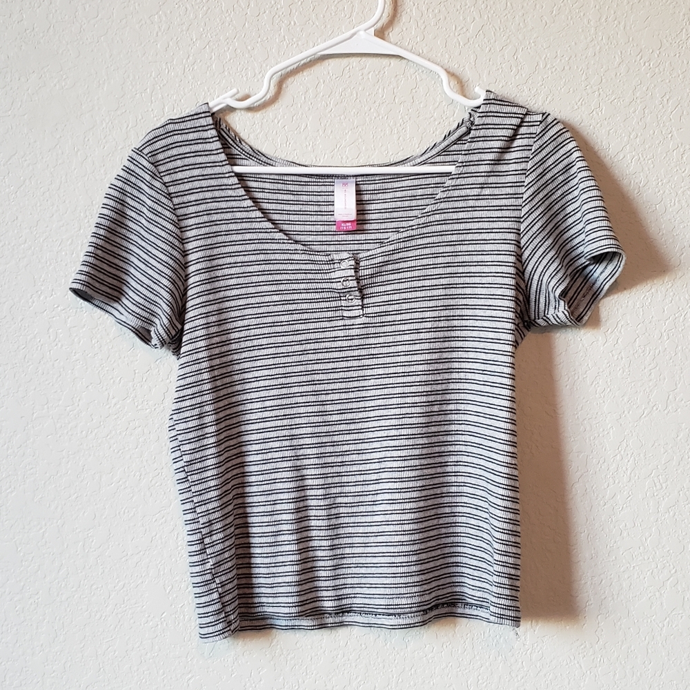 Striped Crop Top